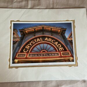 Disneyland "Crystal Arcade" Matted Poster